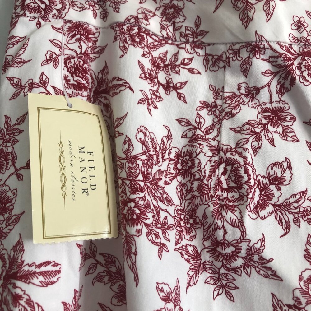 NWT Field Manor Modern Classics Size 14 Wide Leg Casual Crop Pant, Work, Leisure - Picture 8 of 9